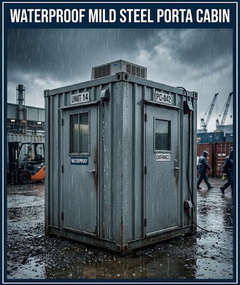 Waterproof Mild Steel Porta Cabin